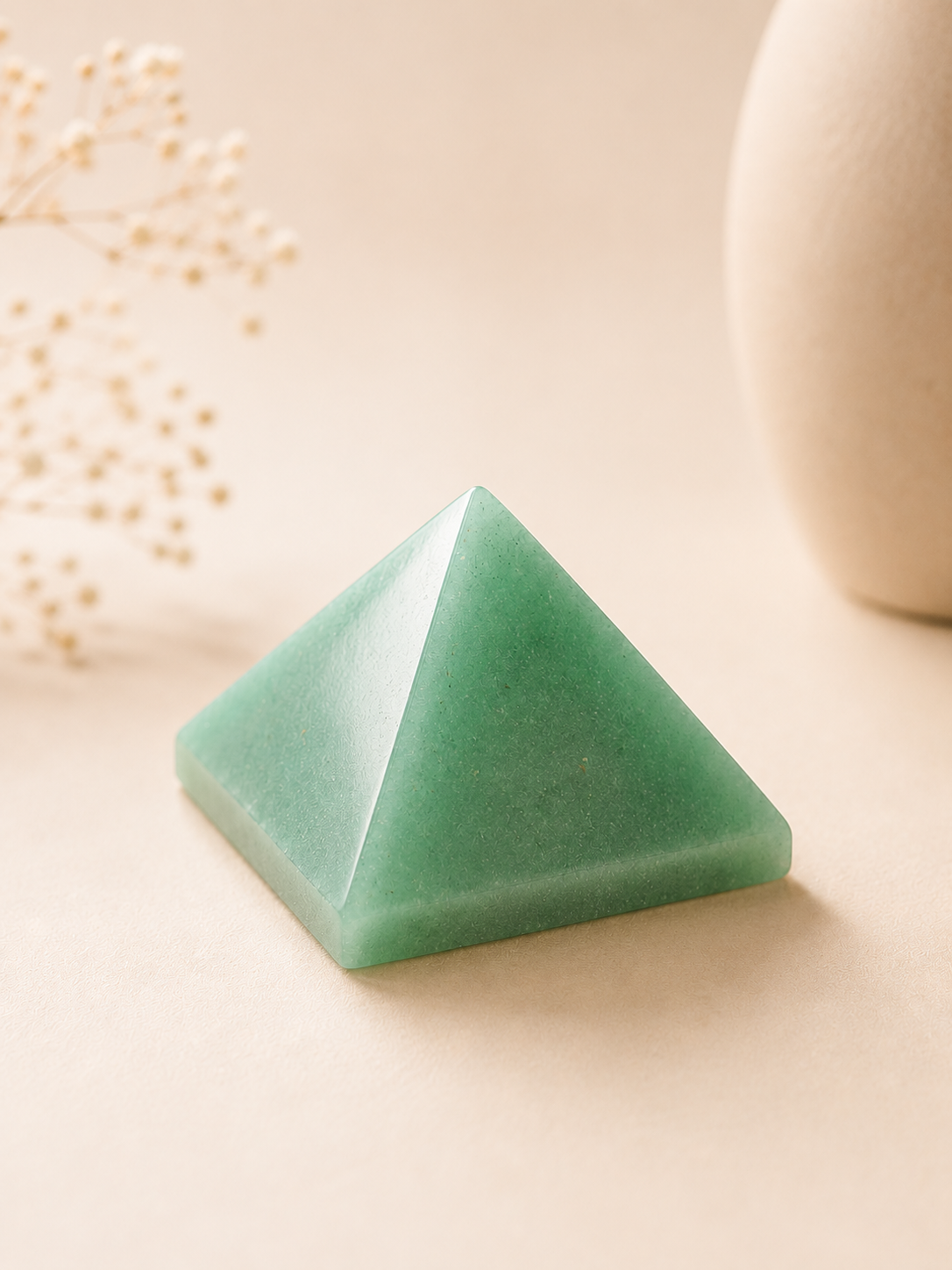 Pyramide en Aventurine verte
