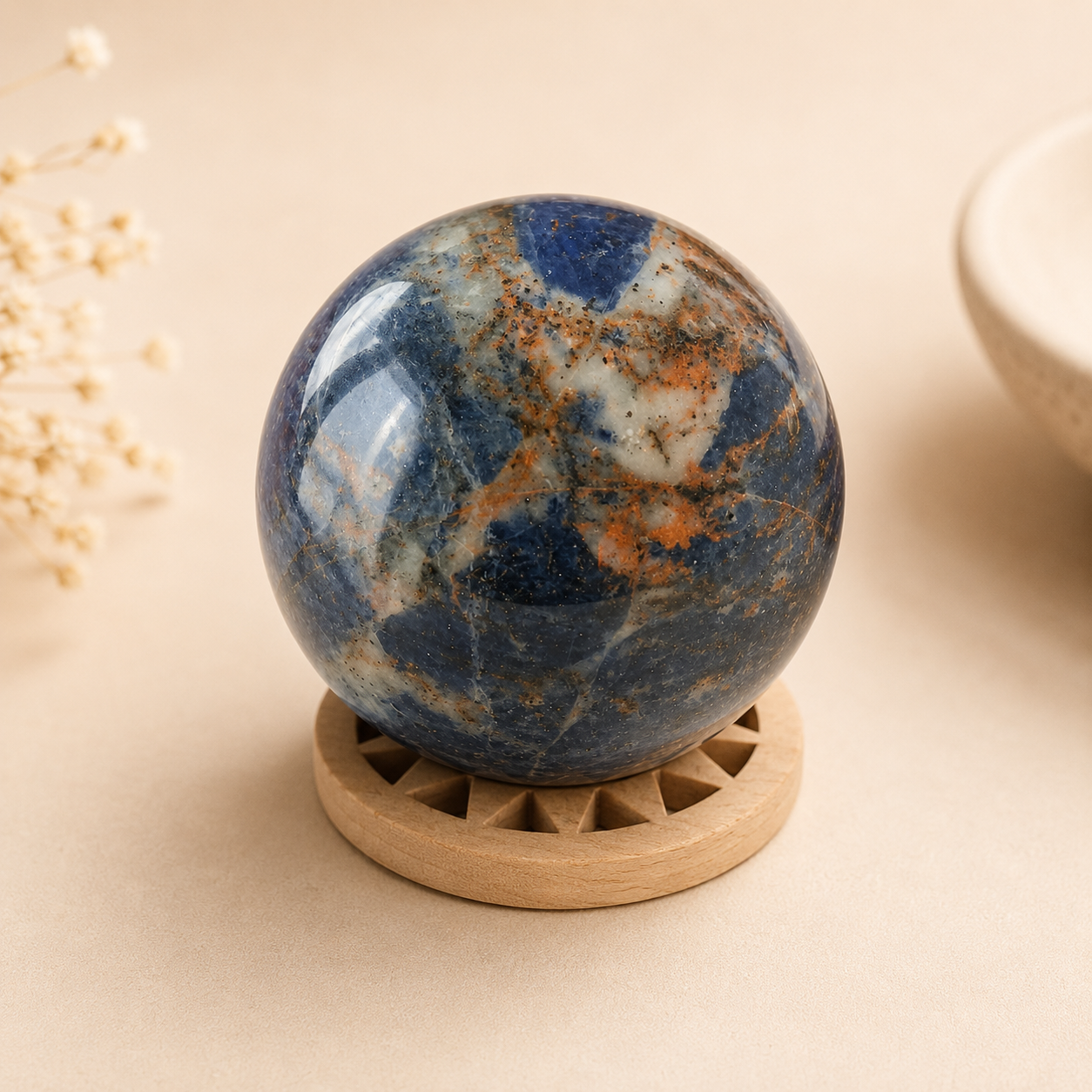 Boule en Sodalite