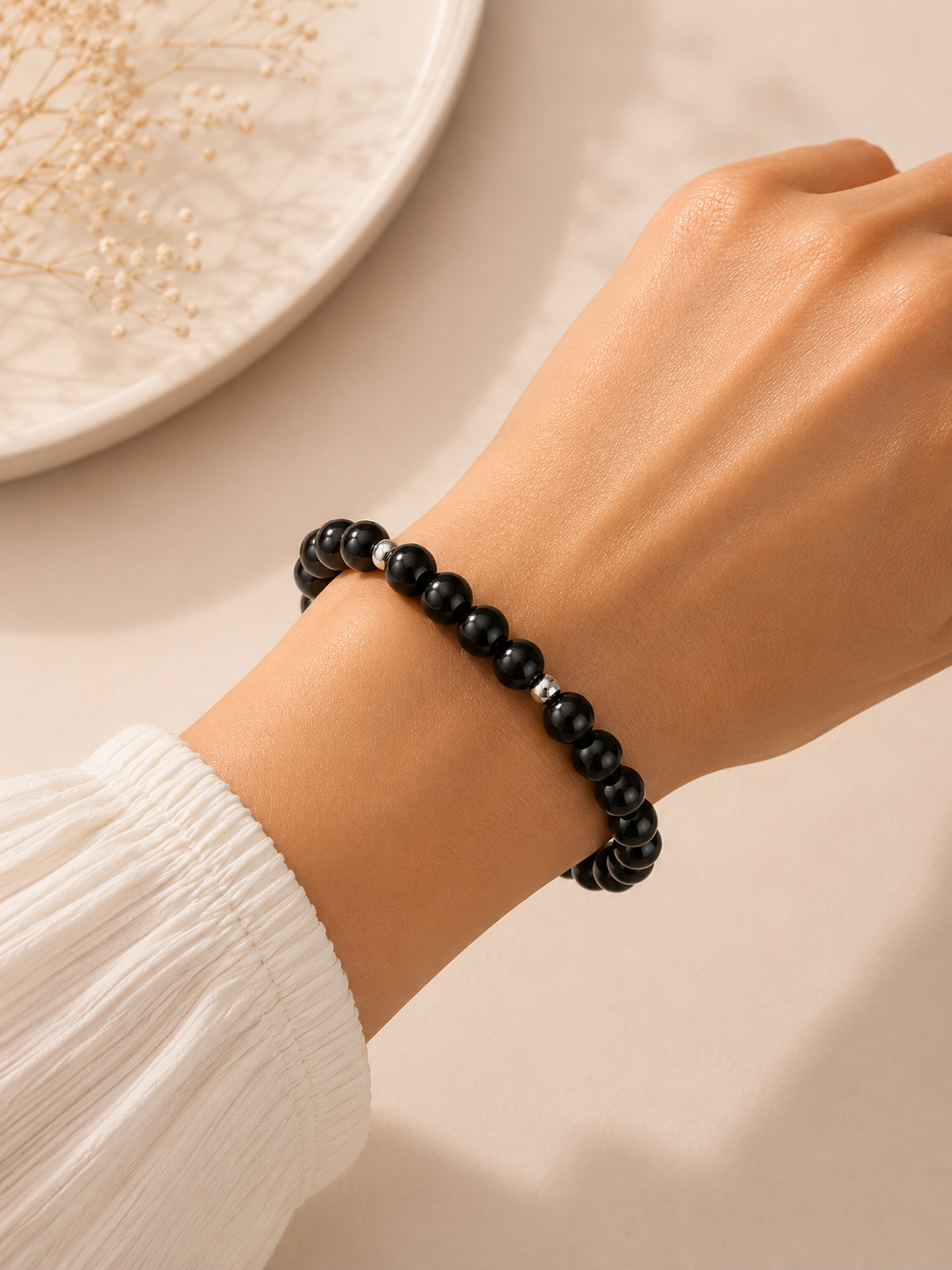 Bracelet "Je garde mon équilibre" – Shungite