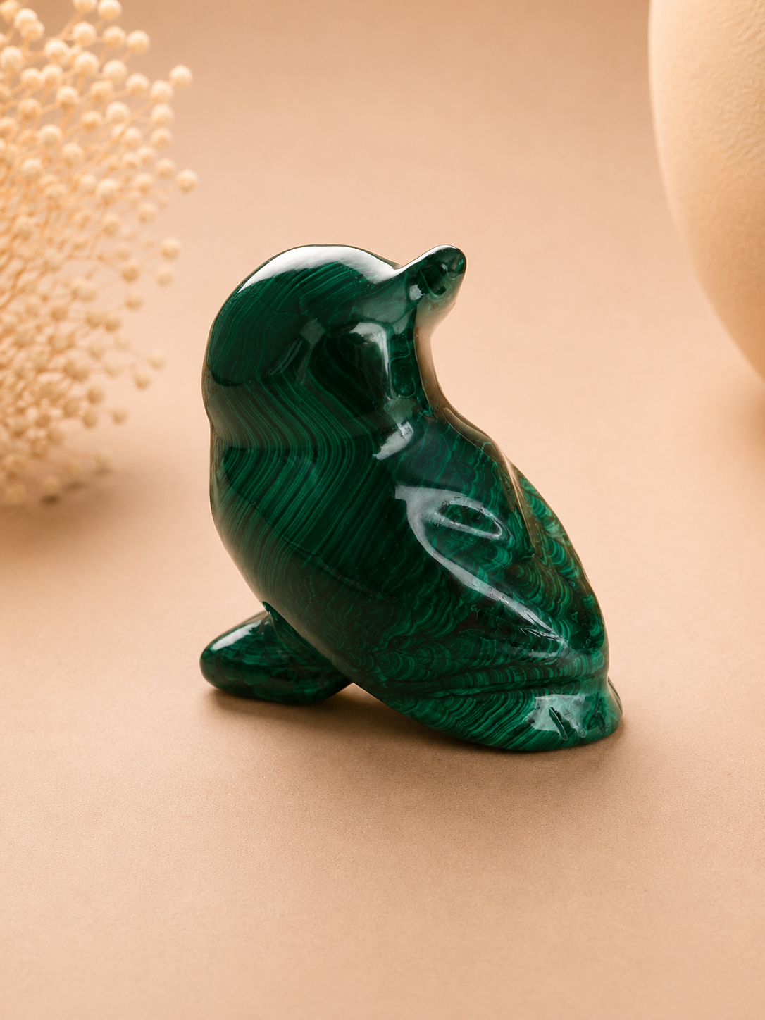 Chouette en Malachite