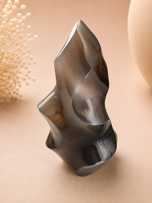 Flamme en Agate Orca