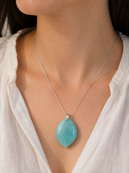 Collier en Amazonite