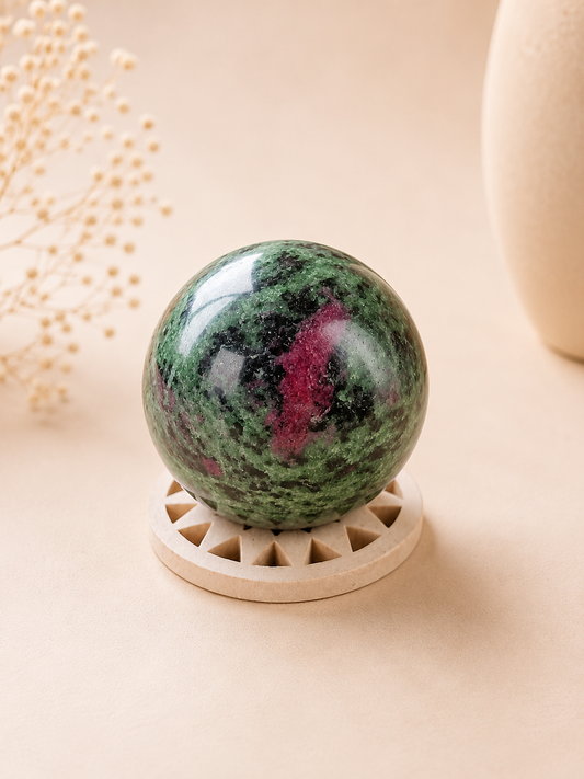Boule en Fuchsite Rubis
